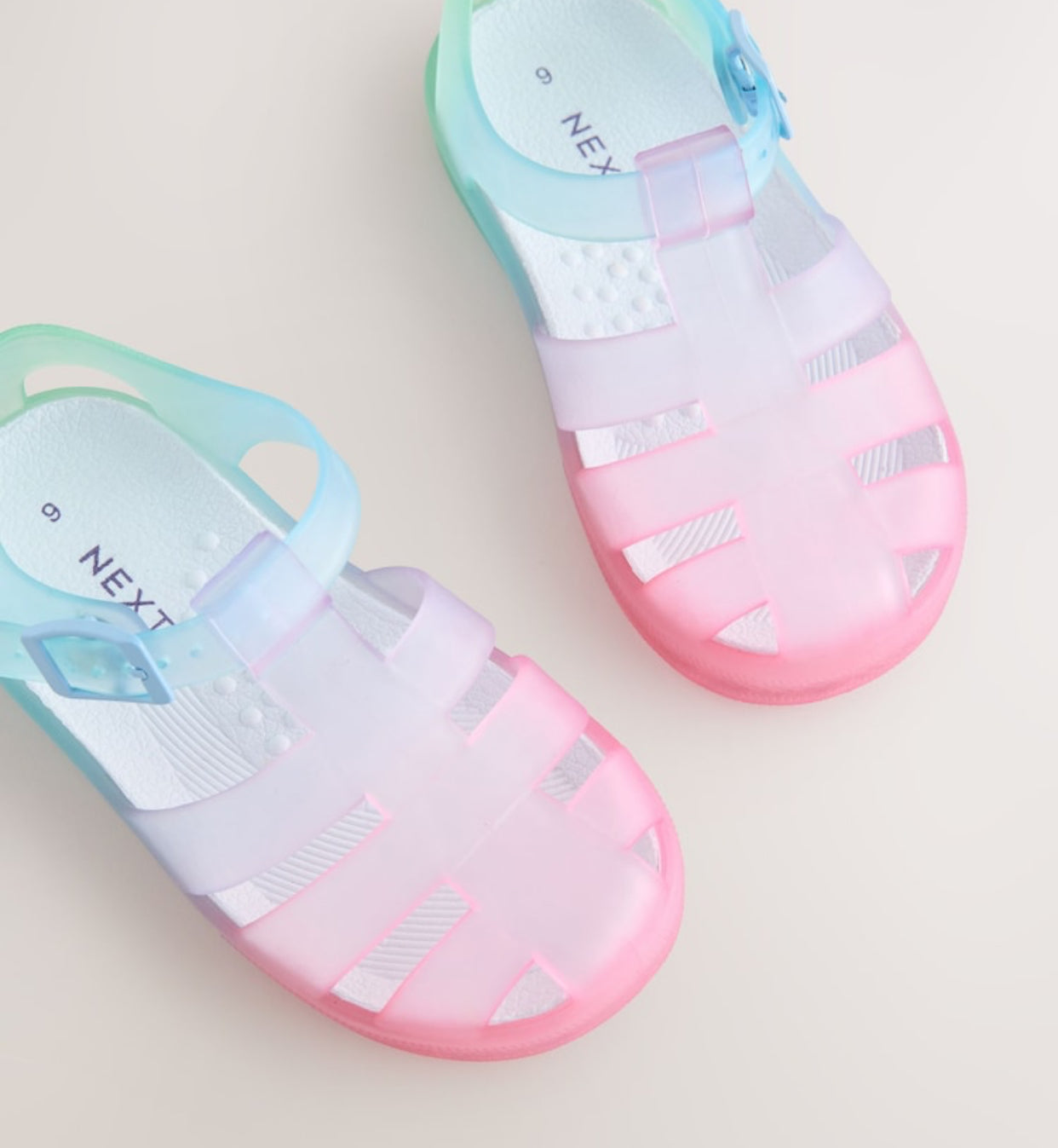 Pink/Blue Jelly Sandals