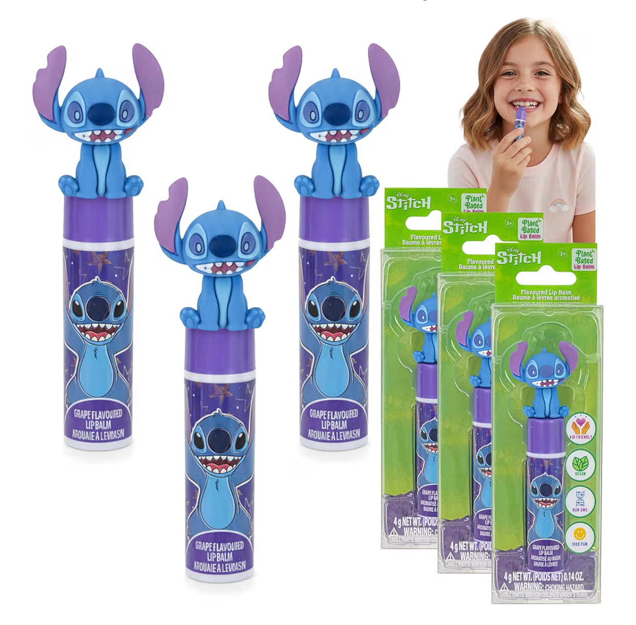 1pc Disney Stitch Flavoured Lip Balm (immediate)