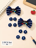 2pcs school hair clips