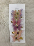 6pcs butterfly hair clips