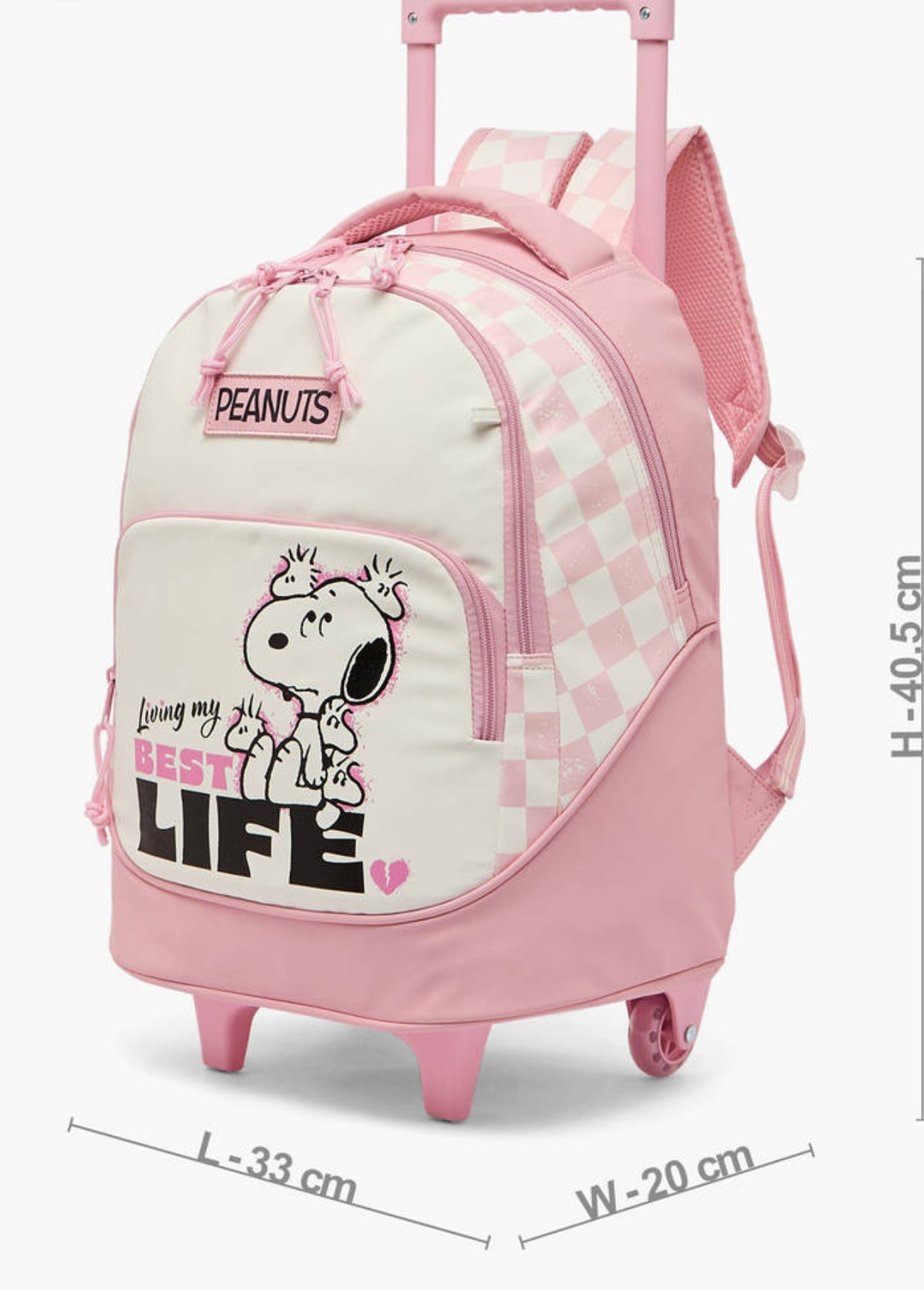 Peanuts Snoopy Trolly Bag 18 inch