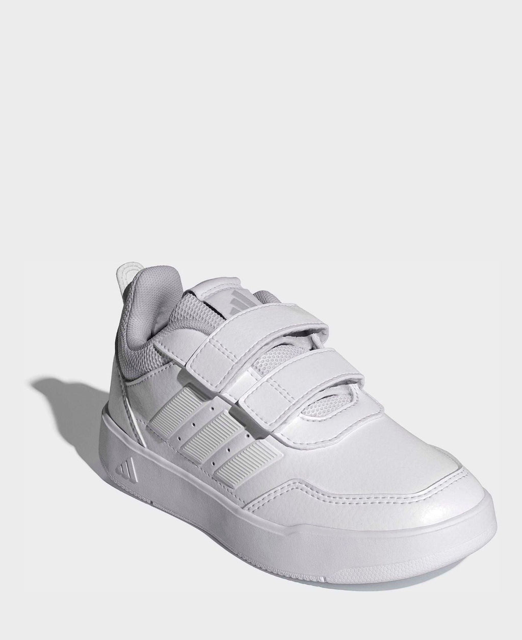 adidas White Hook and Loop Tensaur Sport 3.0 Junior Trainers