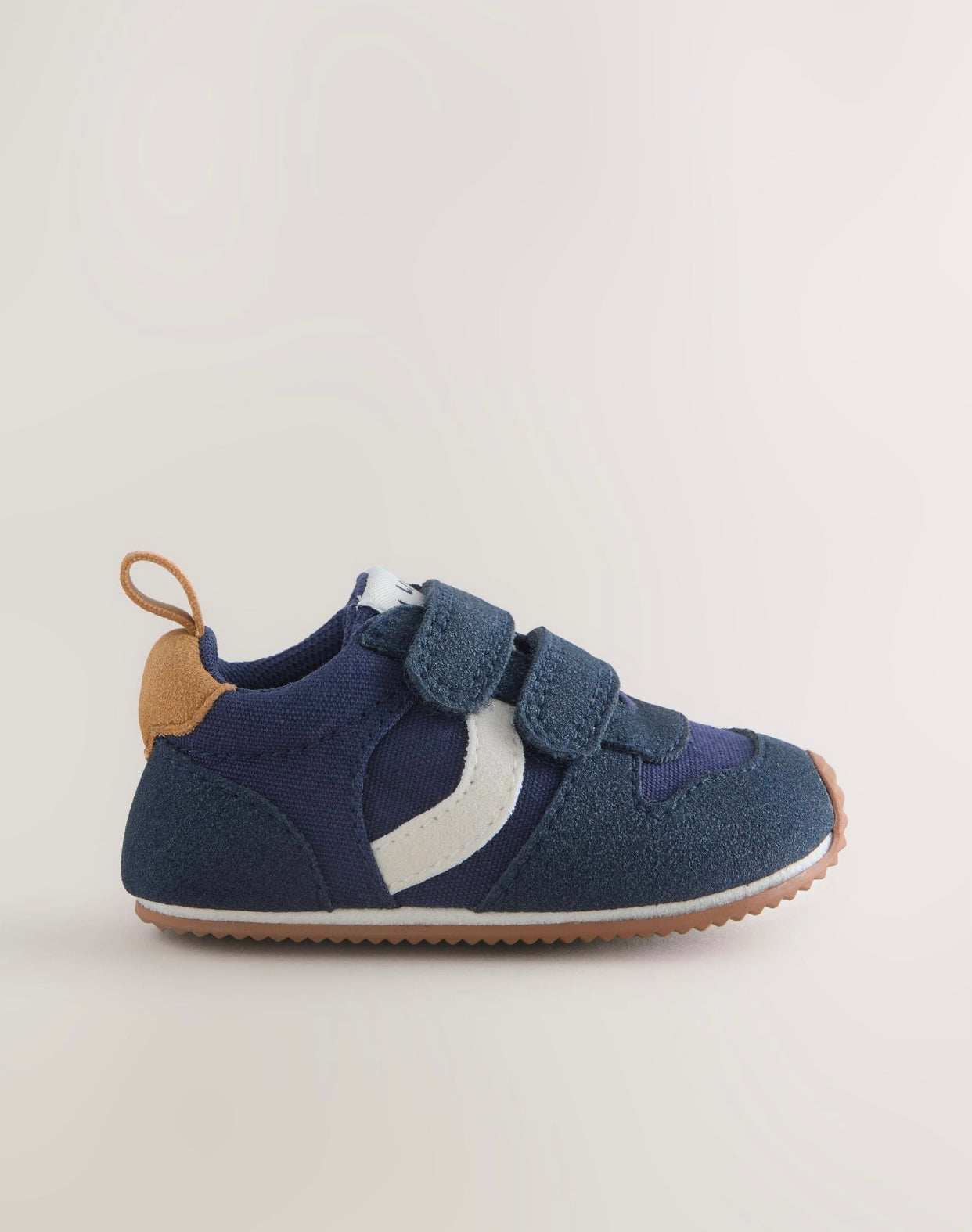 Navy Baby Touch Fastening Trainers