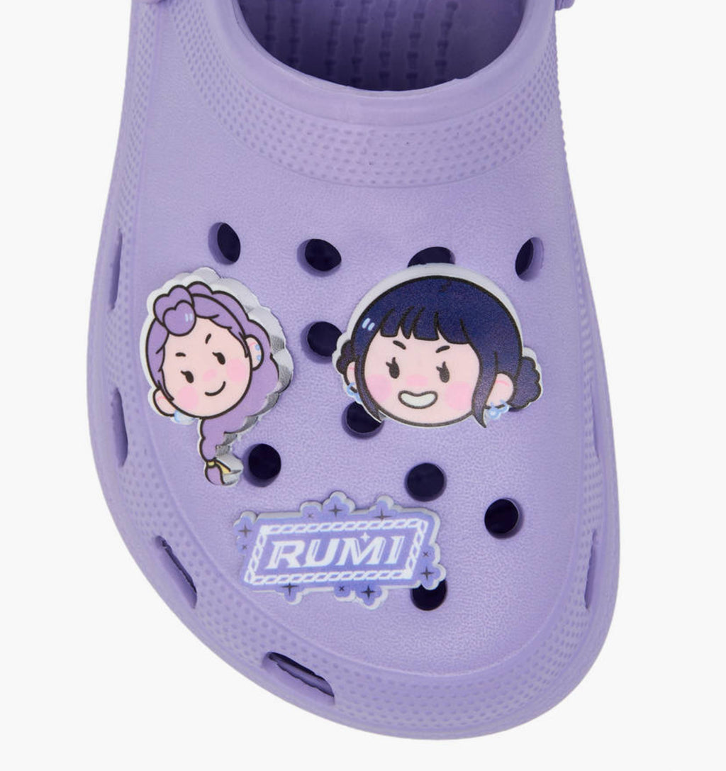 KPop Demon Hunters Girls Jibbitz Detail Clogs