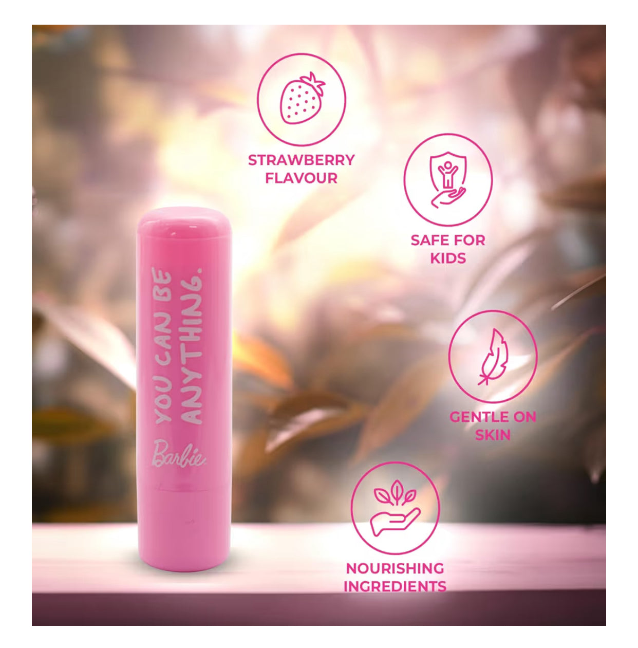 Barbie Strawberry Cream Flavour Lip Balm (immediate)