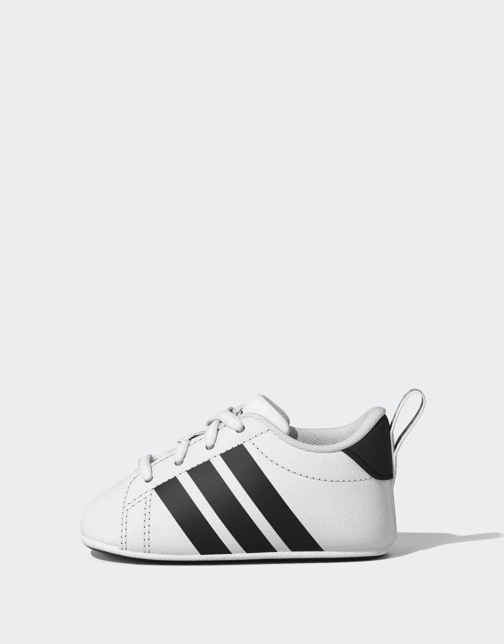 adidas White Grand Court Crib Trainers