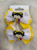 2pcs school hair clips