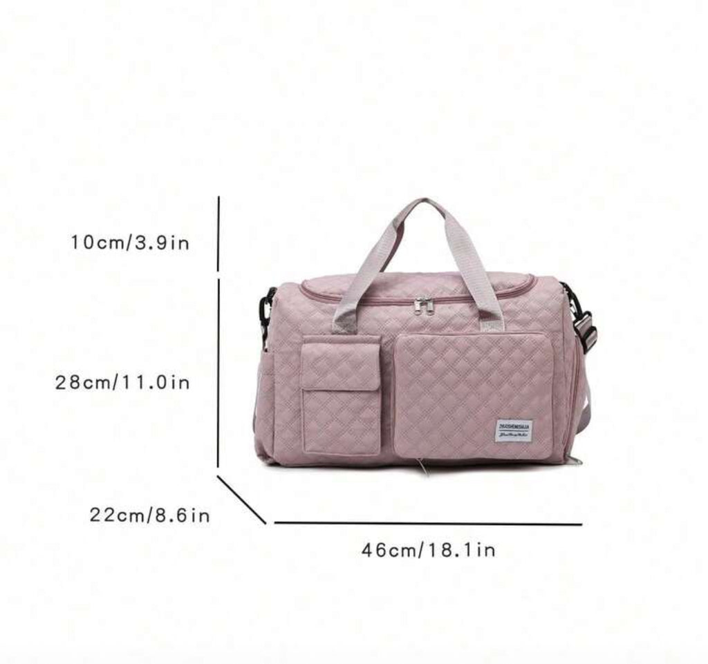 Pink Duffel Travel Bag (immediate)