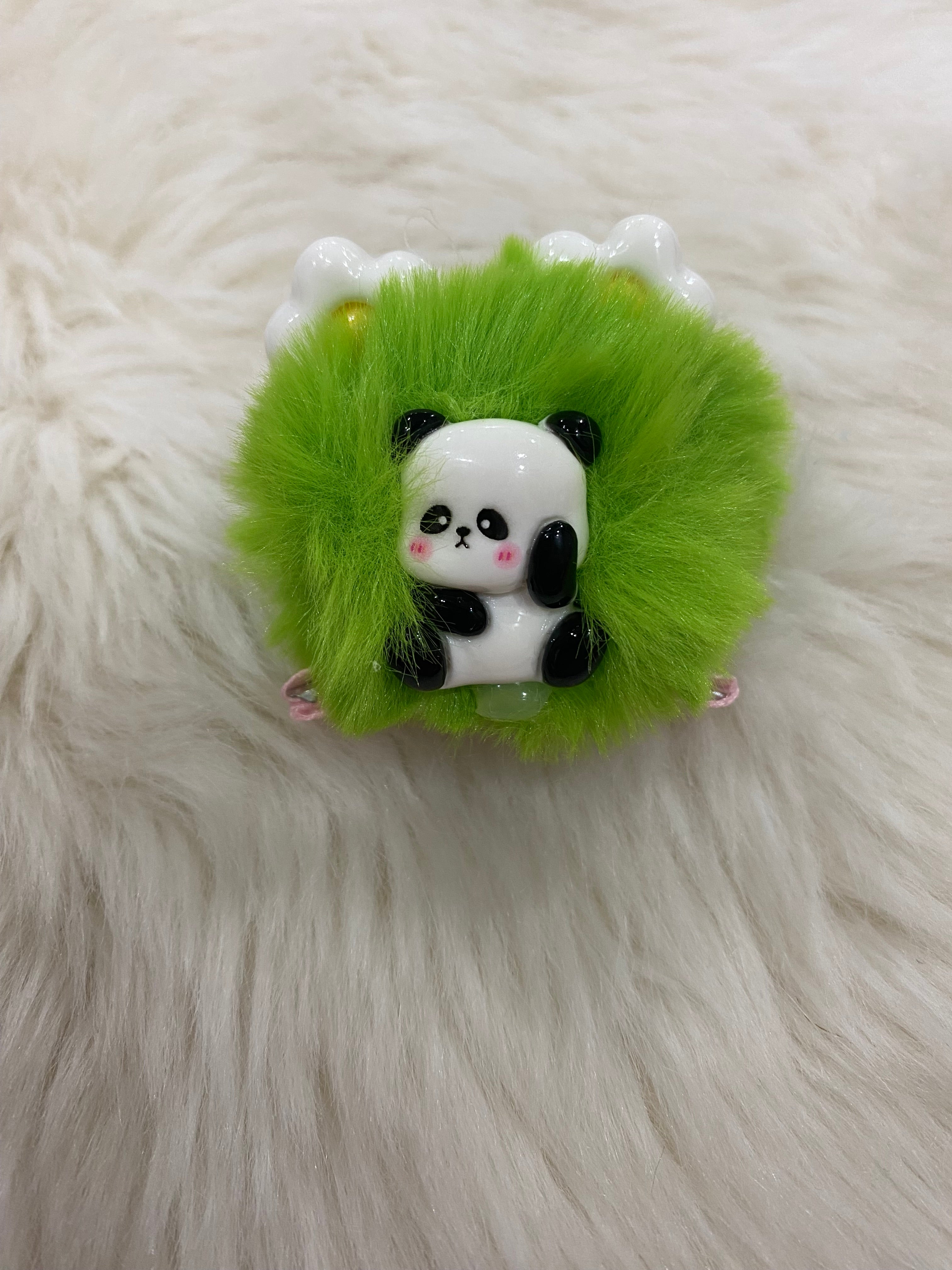1pc panda hair clip
