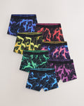 Multi Lightning Print Boxers 7 Pack