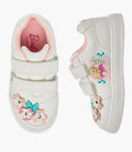 Barbie Girls Floral Accent Hook and Loop Sneakers
