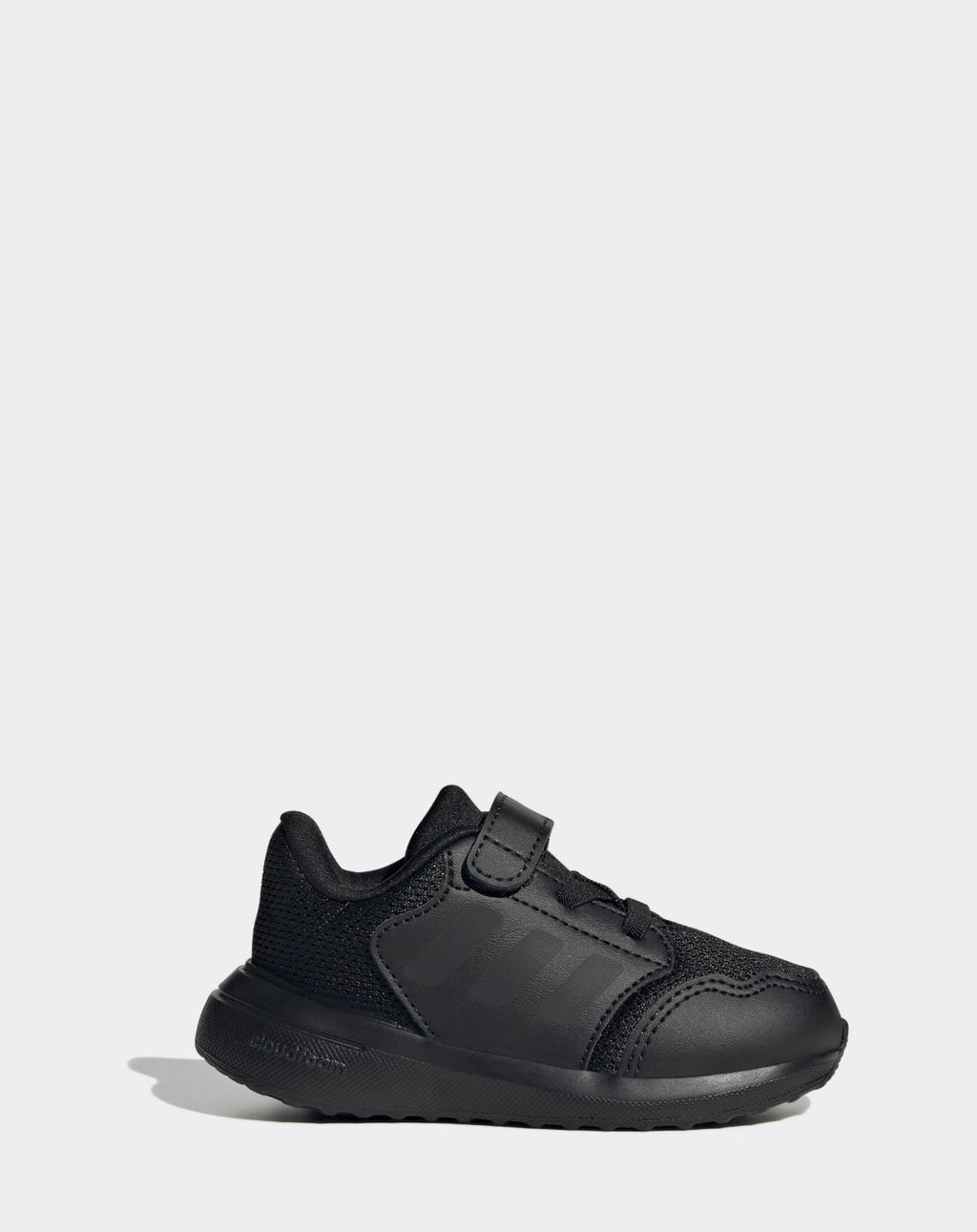 adidas Black Hook and Loop Tensaur Run 3.0 Infant Trainers