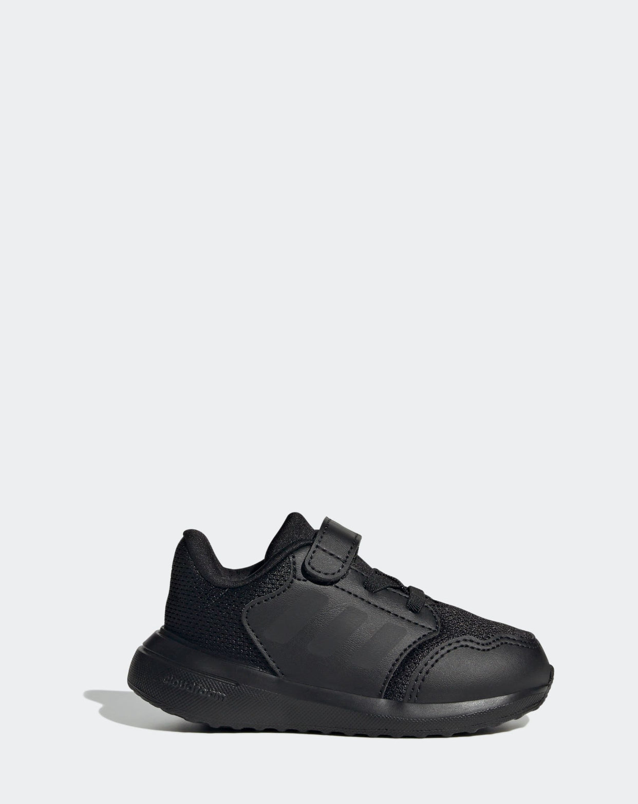 adidas Black Hook and Loop Tensaur Run 3.0 Infant Trainers
