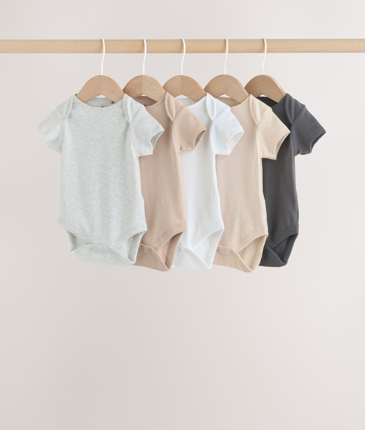 Neutral Baby Essential Short Sleeve
Bodysuits 5 Pack