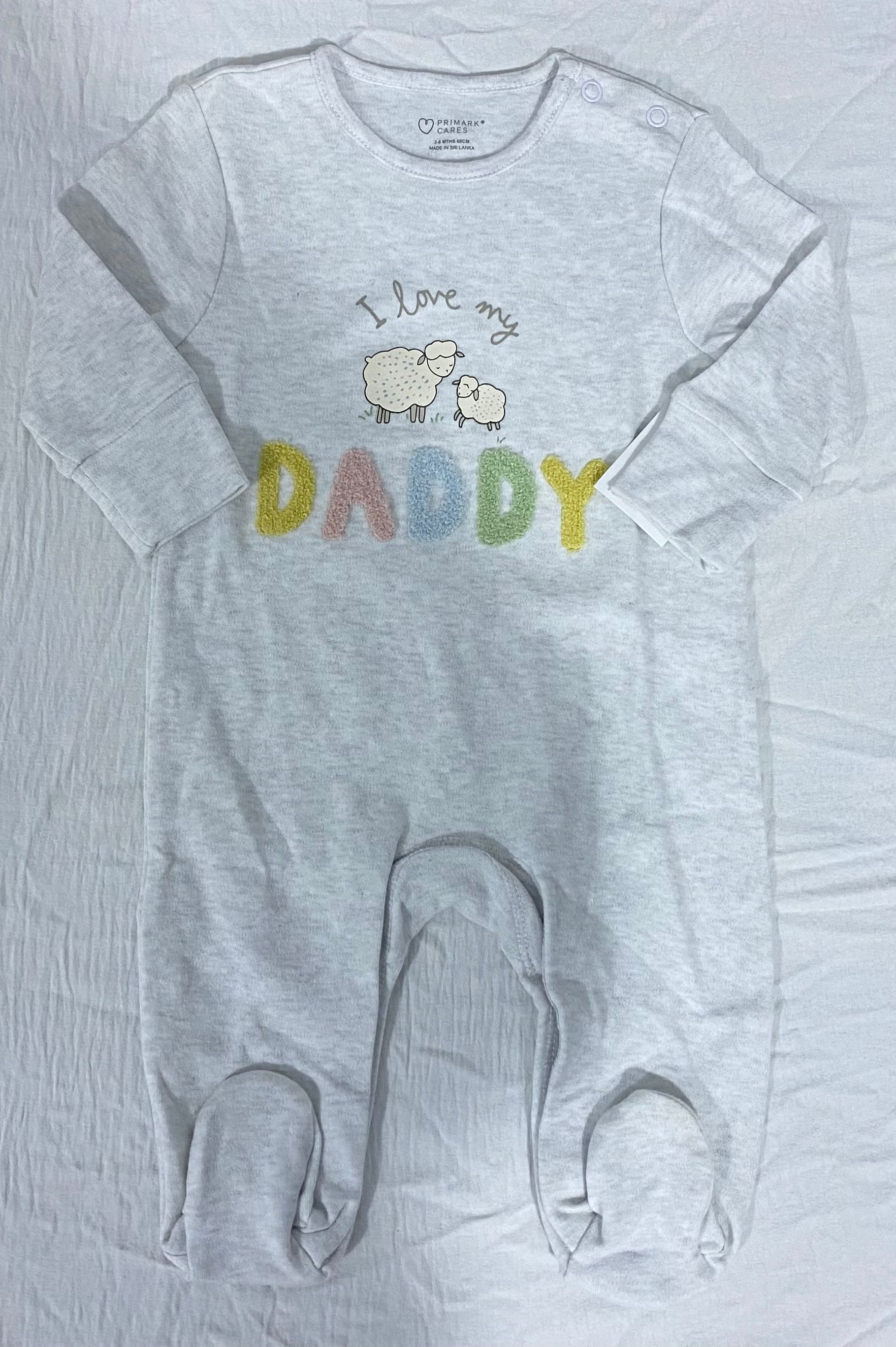 Daddy sleepsuit (immediate)