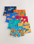 Multi Dinosaur Soft Waistband Trunks 7 Pack