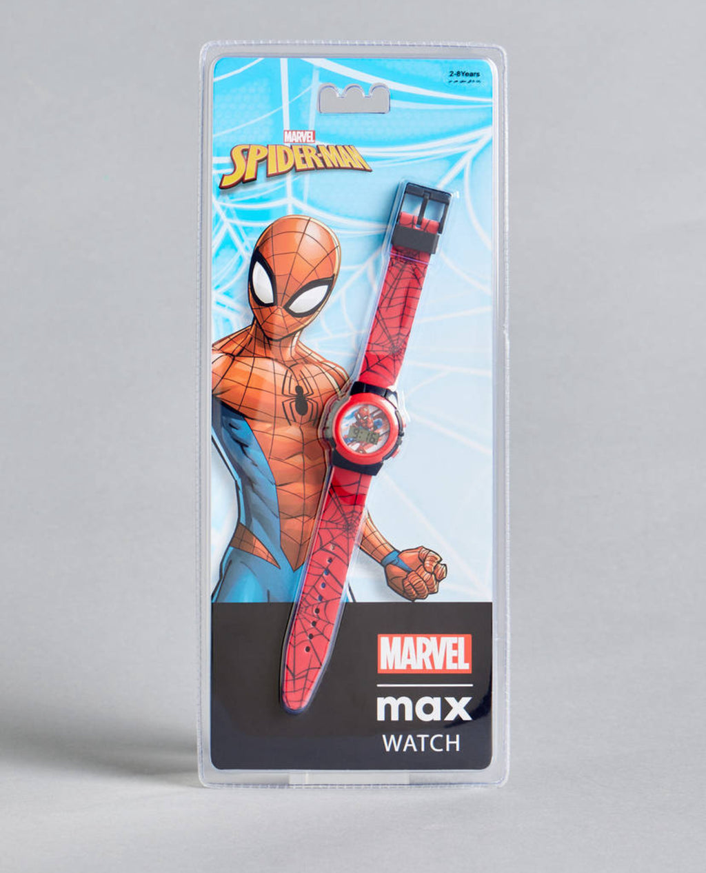 Spider-Man Print Digital Wristwatch Multicolour (immediate)