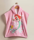 Disney The Little Mermaid Pink Cotton Poncho: Up To 3y (immediate)