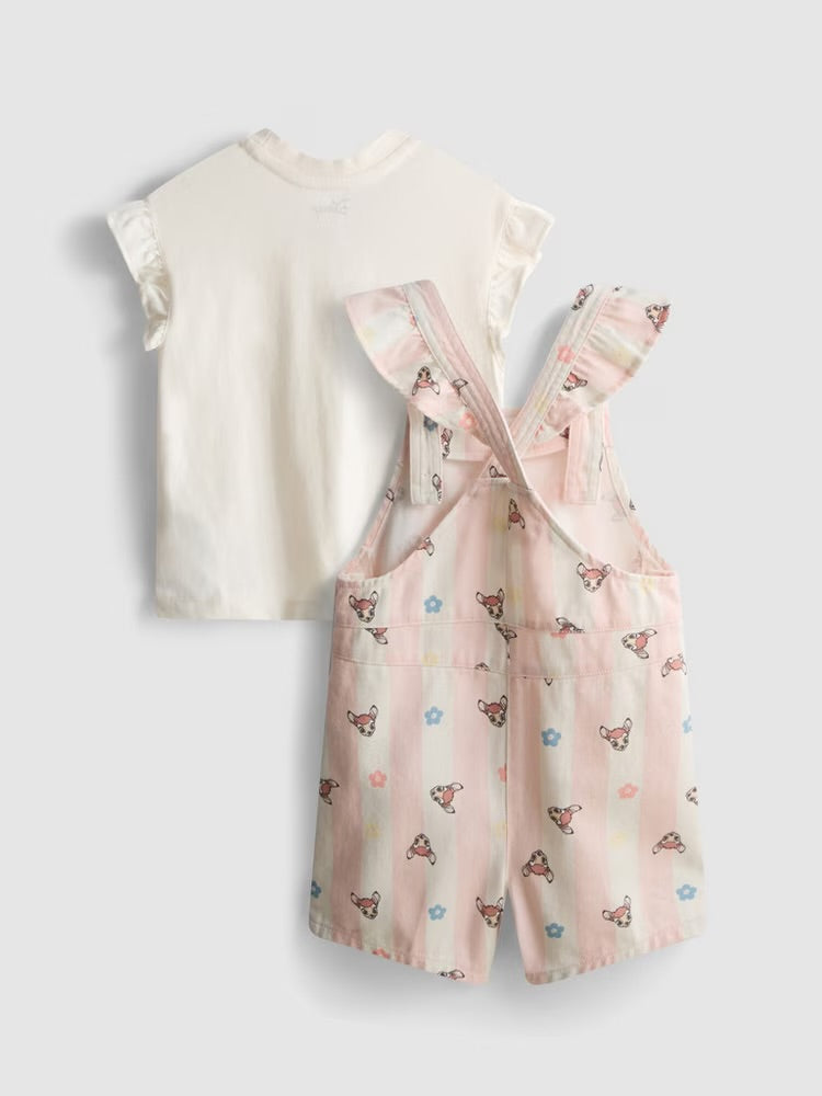Disney’s Bambi T-Shirt and Dungarees Set