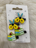 4pcs school hair clips
