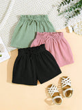 Baby Girl Casual Summer 3pcs/Set Shorts