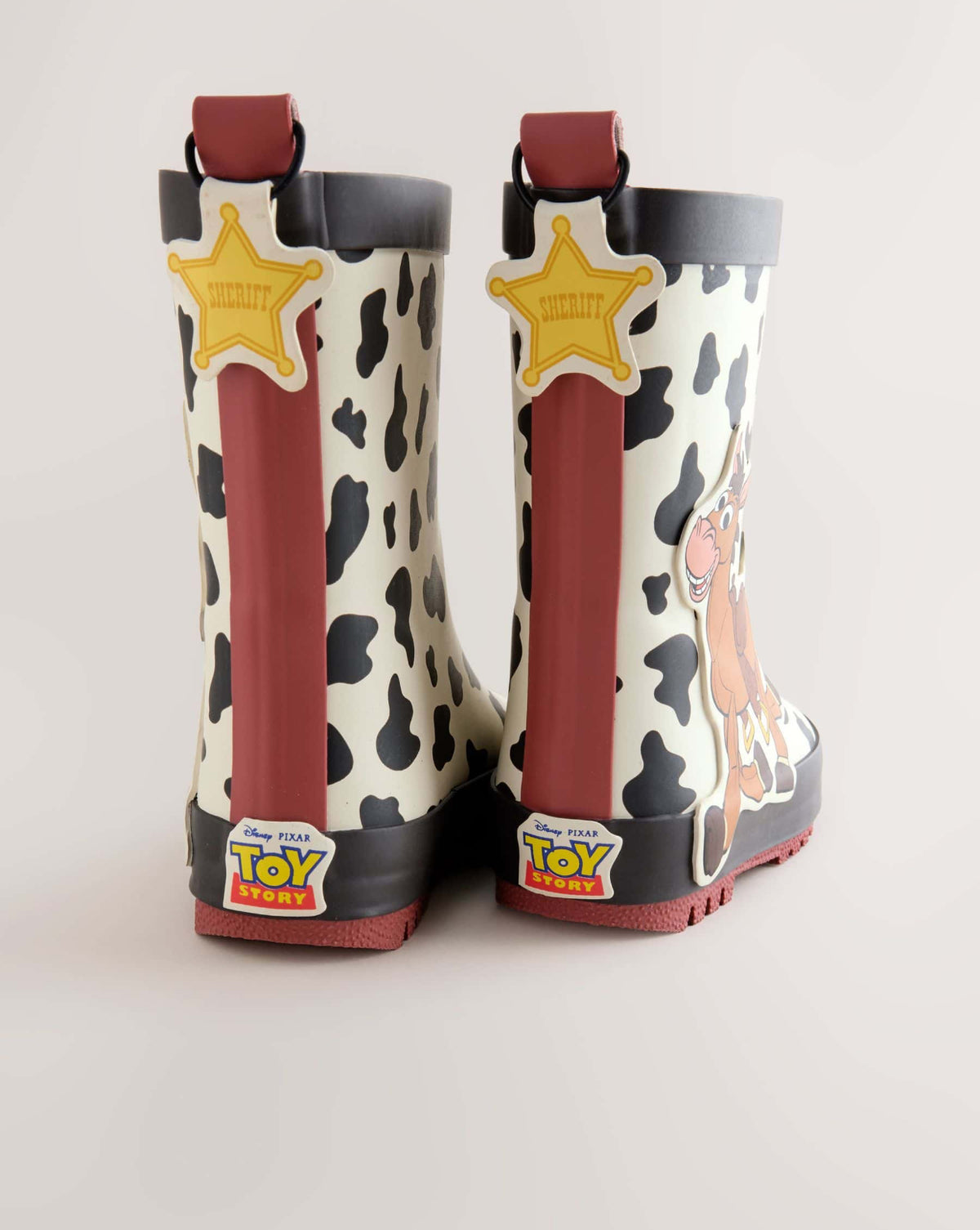 Black/White/Red Toy Story Wellies