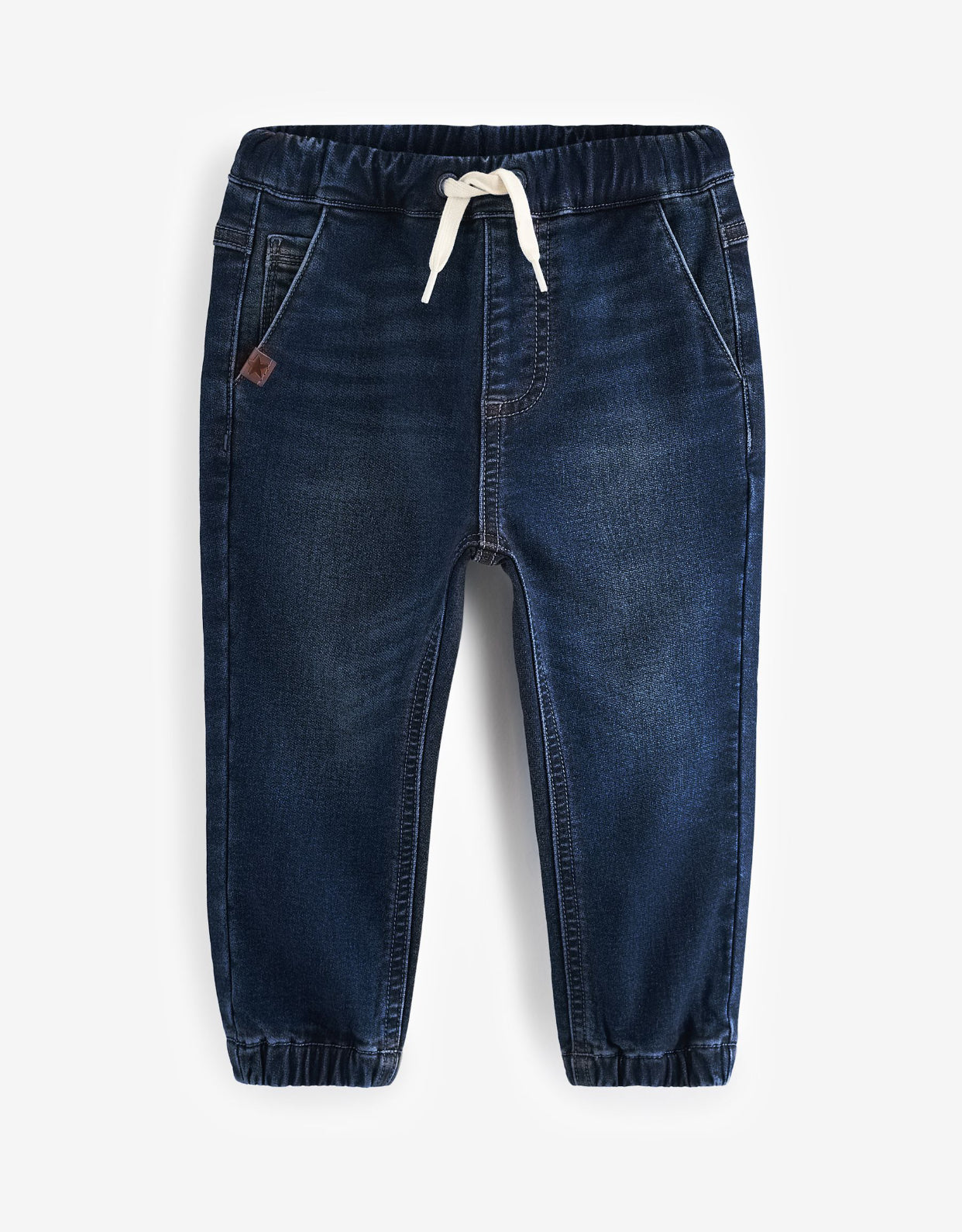 Dark Blue Regular Fit Joggers Jeans WithComfort Stretch