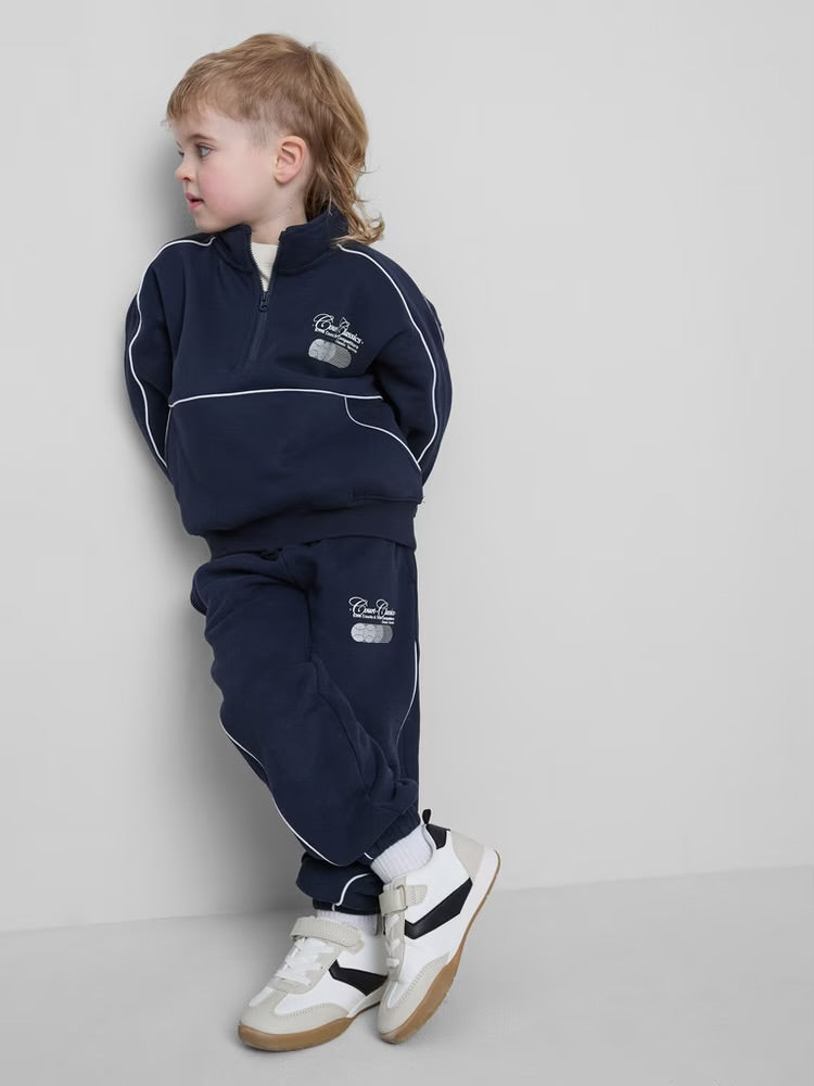 Funnel Neck Sweatshirt and Joggers Set