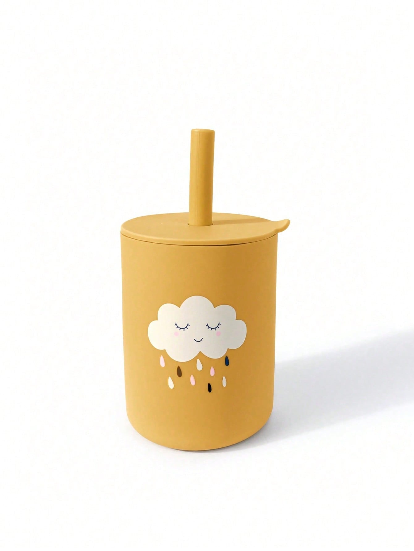 1pc 180ml/6oz Mini Silicone Straw Cup (immediate)
