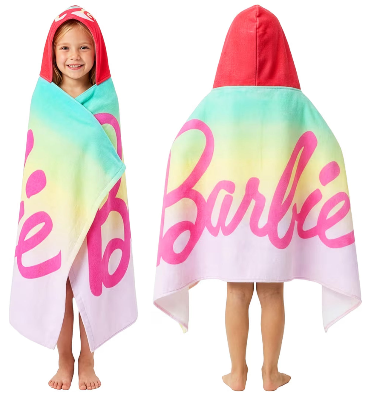 Barbie Hooded Towels for Girls