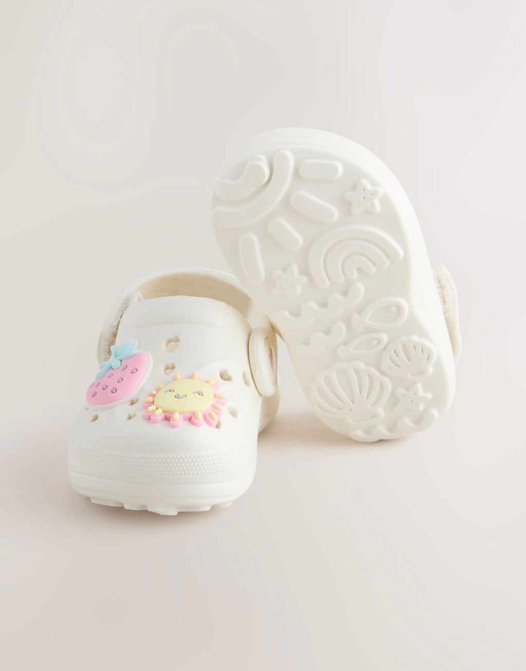 White Character Baby EVA Clogs