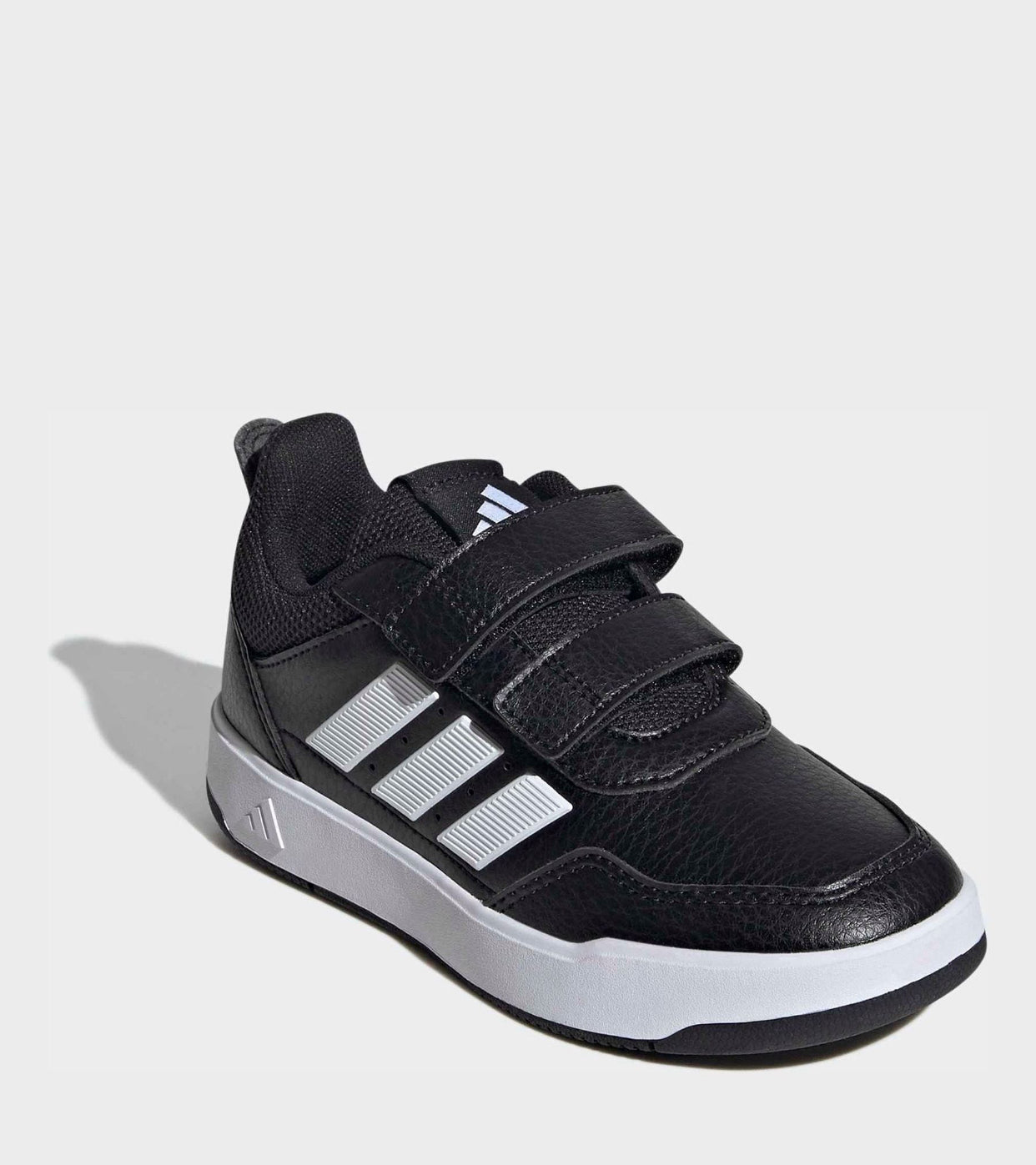 adidas Black/White Hook and Loop Tensaur Sport 3.0 Junior Trainers