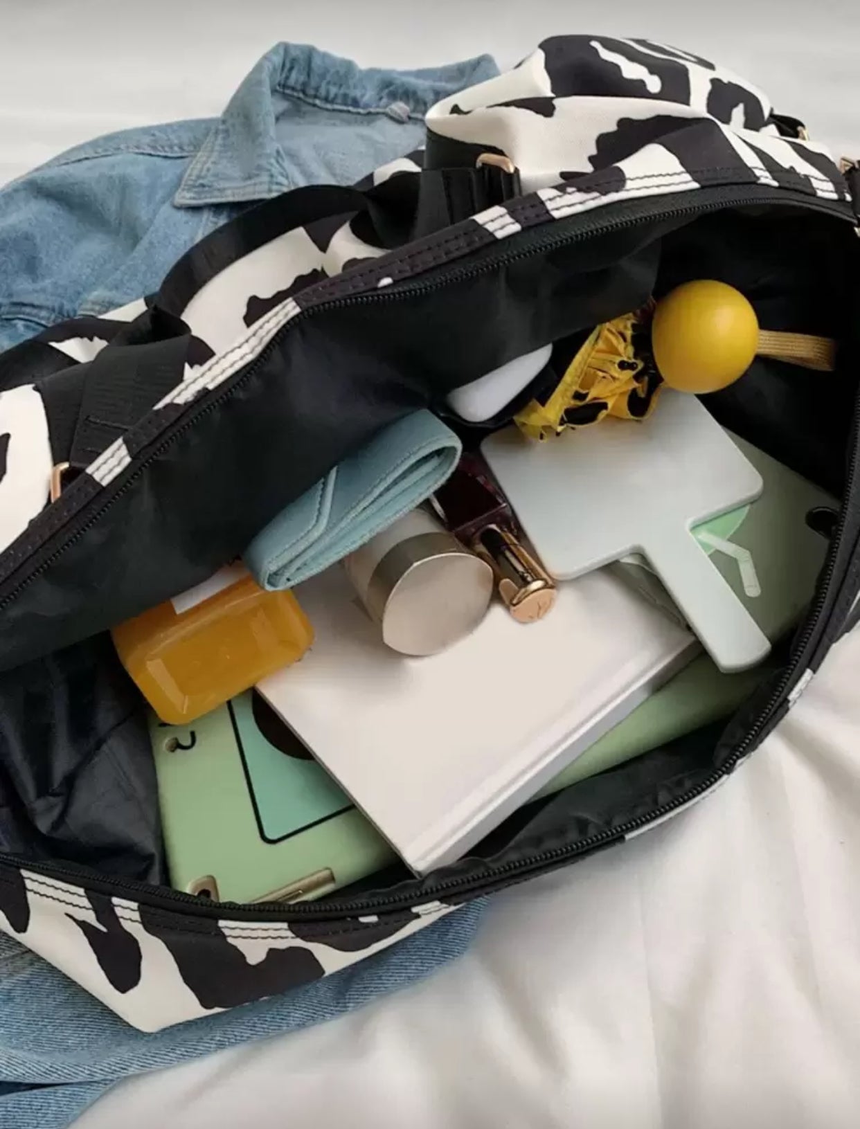 Leopard Duffel Travel Bag (immediate)