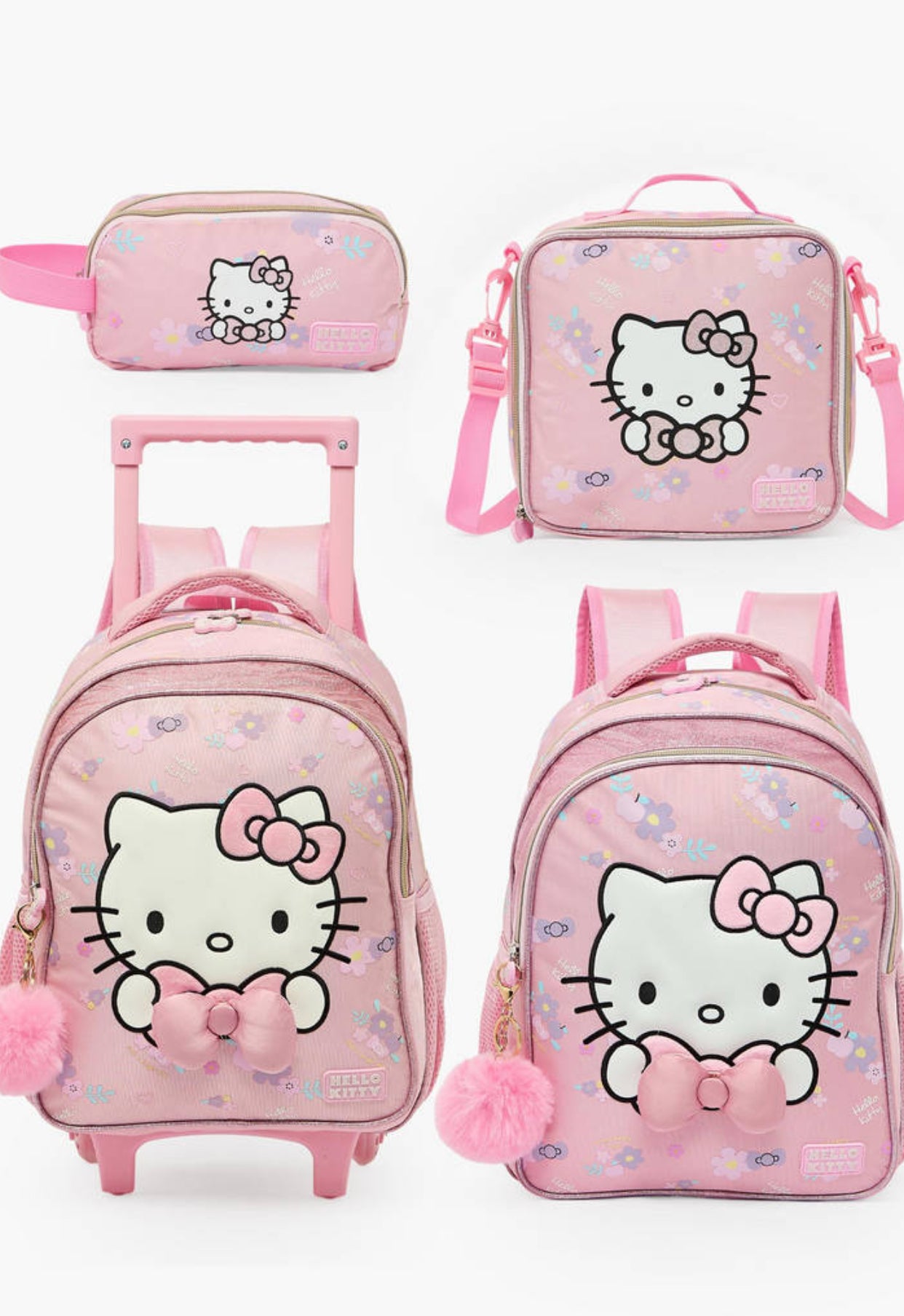 Hello Kitty Trolley Bag - 14 inch
