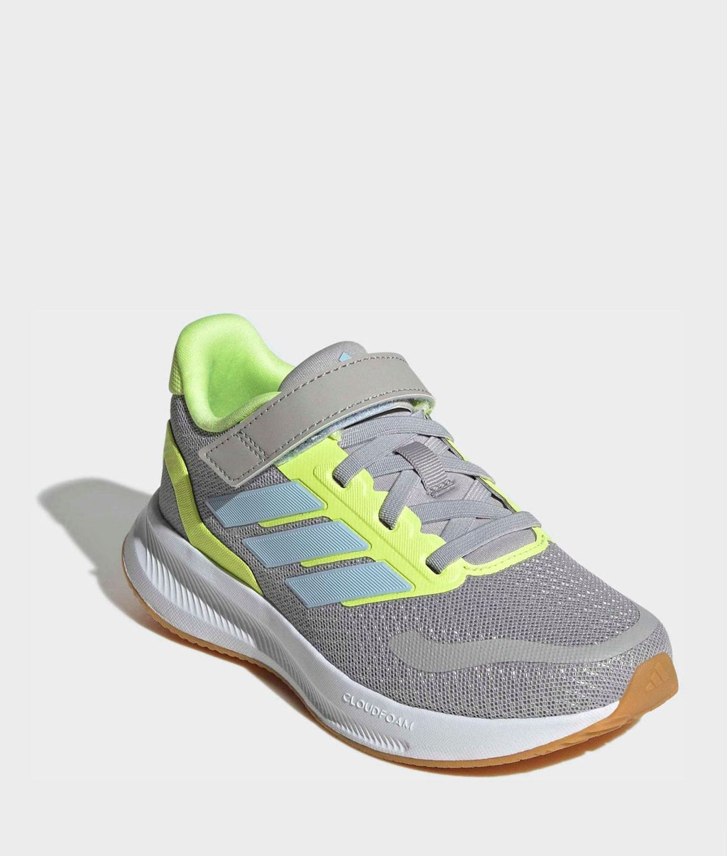 adidas Grey Runfalcon 5 Elastic Lace Running £30 Kids Trainers