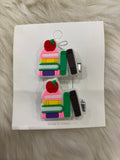 2pcs school hair clips