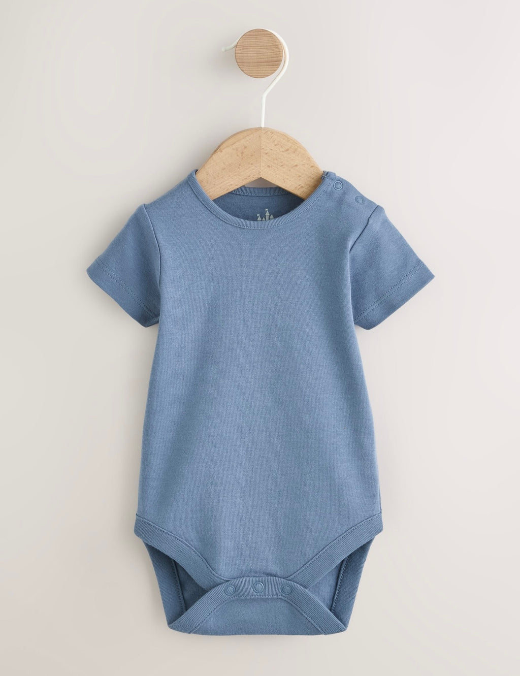 Blue Mickey Mouse Dungaree and Bodysuit Baby Set