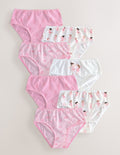 Pink Ballerina Briefs 7 Pack