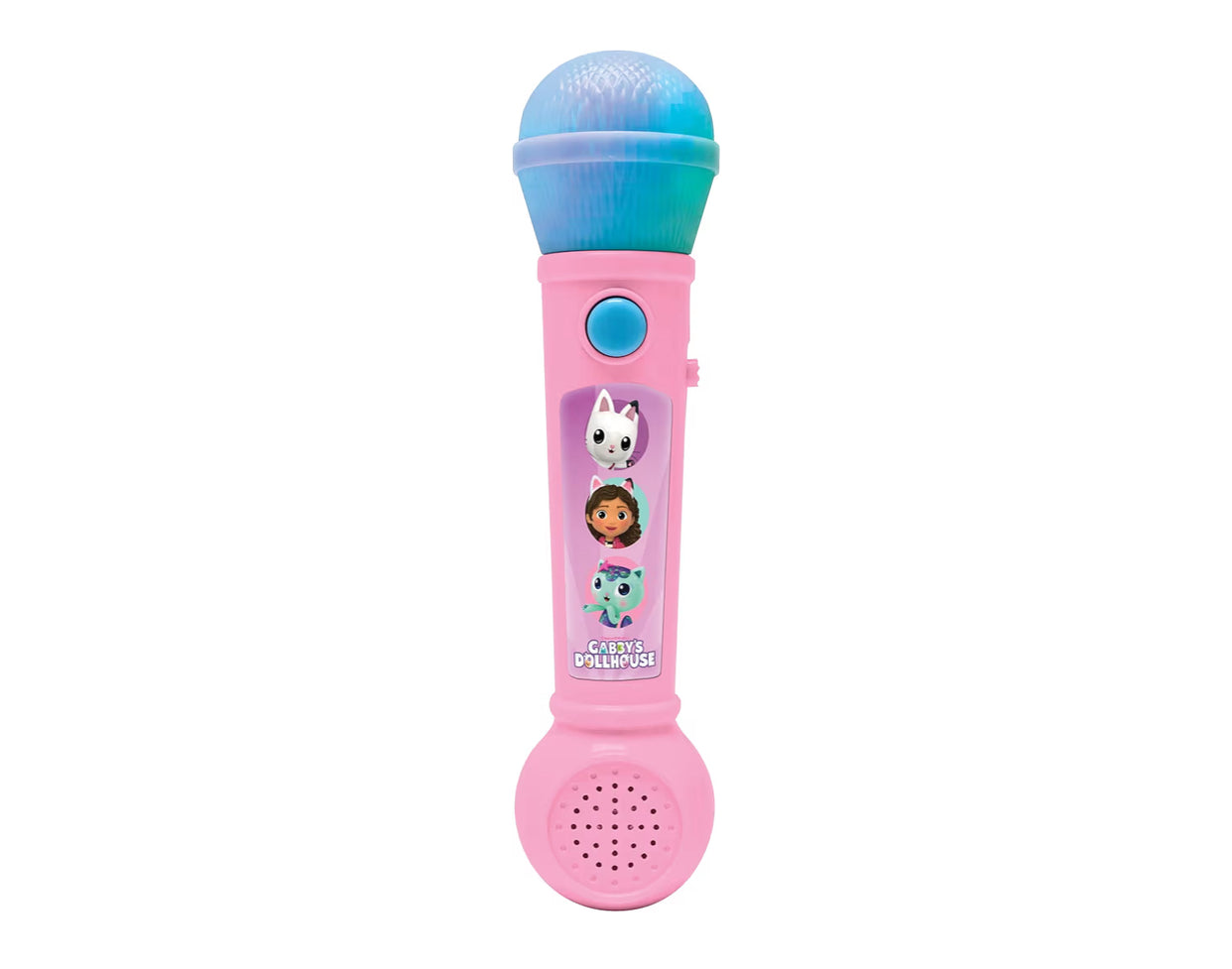 Gabby's Dollhouse, Lighting Microphone for children, musical toy, built-in speaker, light effects, demo melodies included