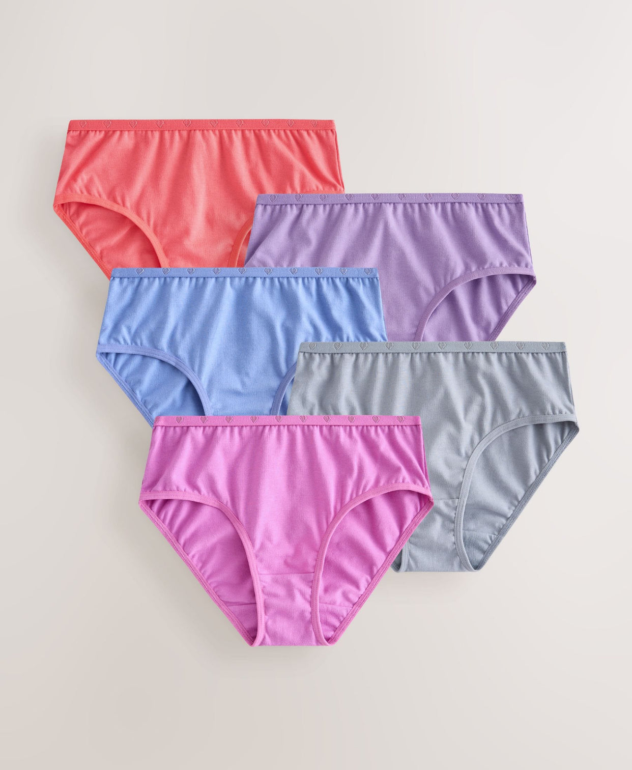 Purple/Pink Briefs 5 Pack