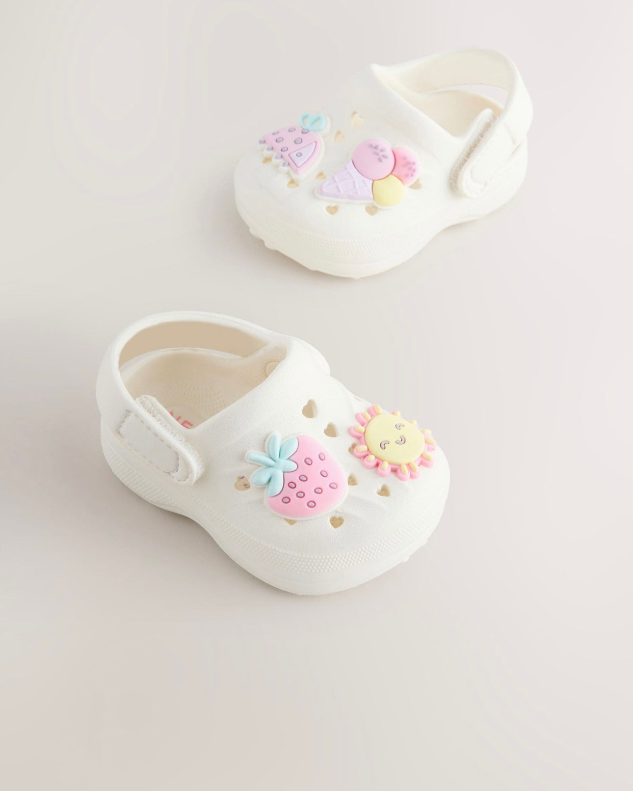 White Character Baby EVA Clogs