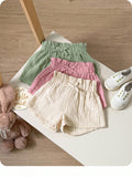 Baby Girl Casual Summer 3pcs/Set Shorts