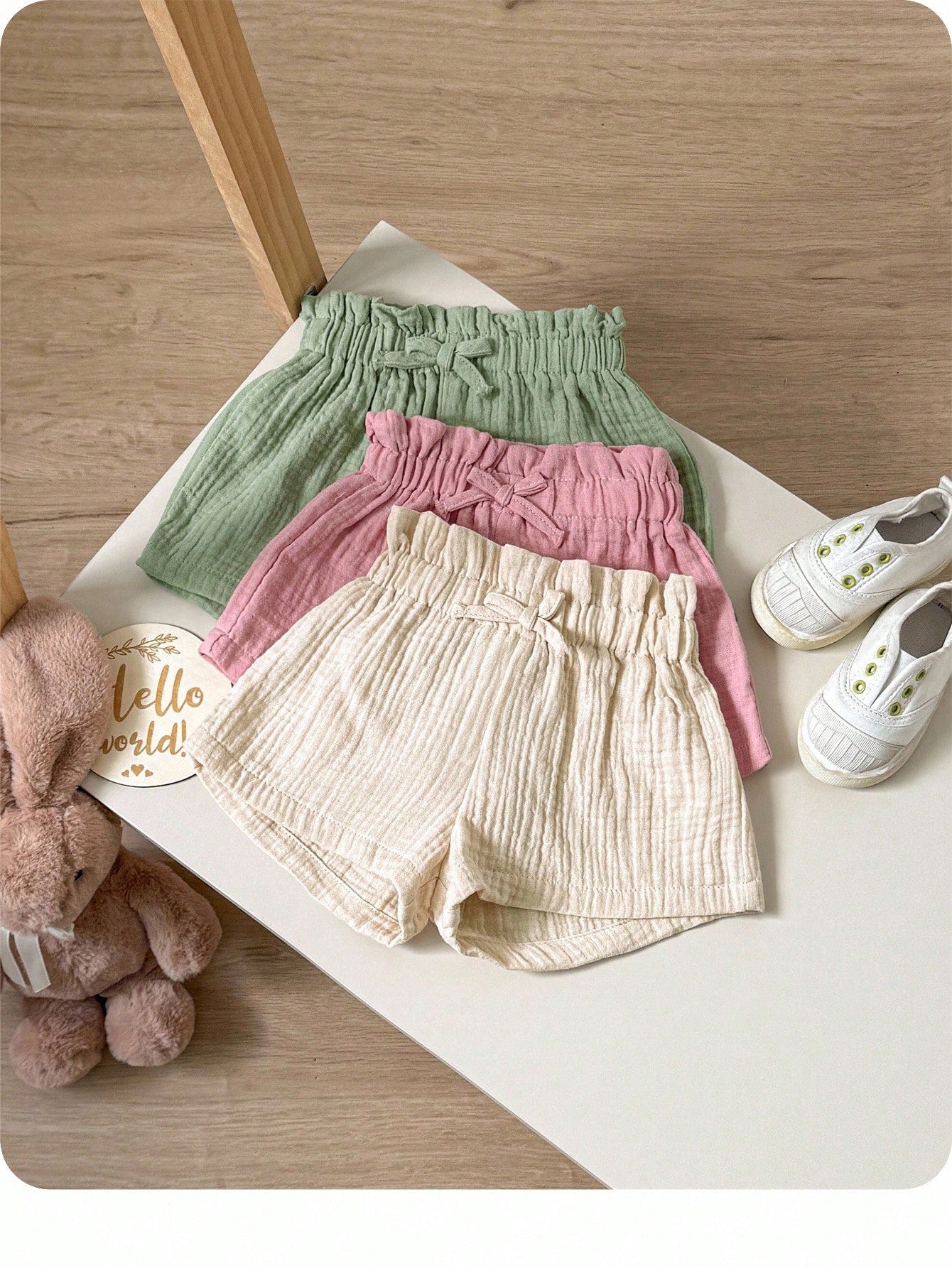 Baby Girl Casual Summer 3pcs/Set Shorts