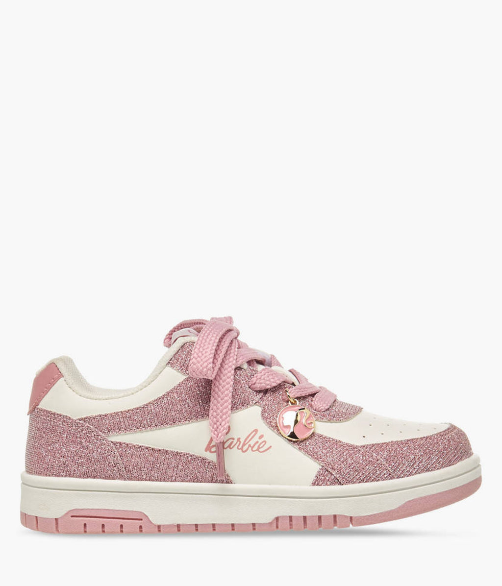Barbie Girls Panelled Lace-Up Sneakers