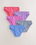 Pink/Mink Bikini Briefs 5 Pack