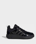 adidas Patent Black Lace Up Tensaur Sport 3.0 Junior Trainers