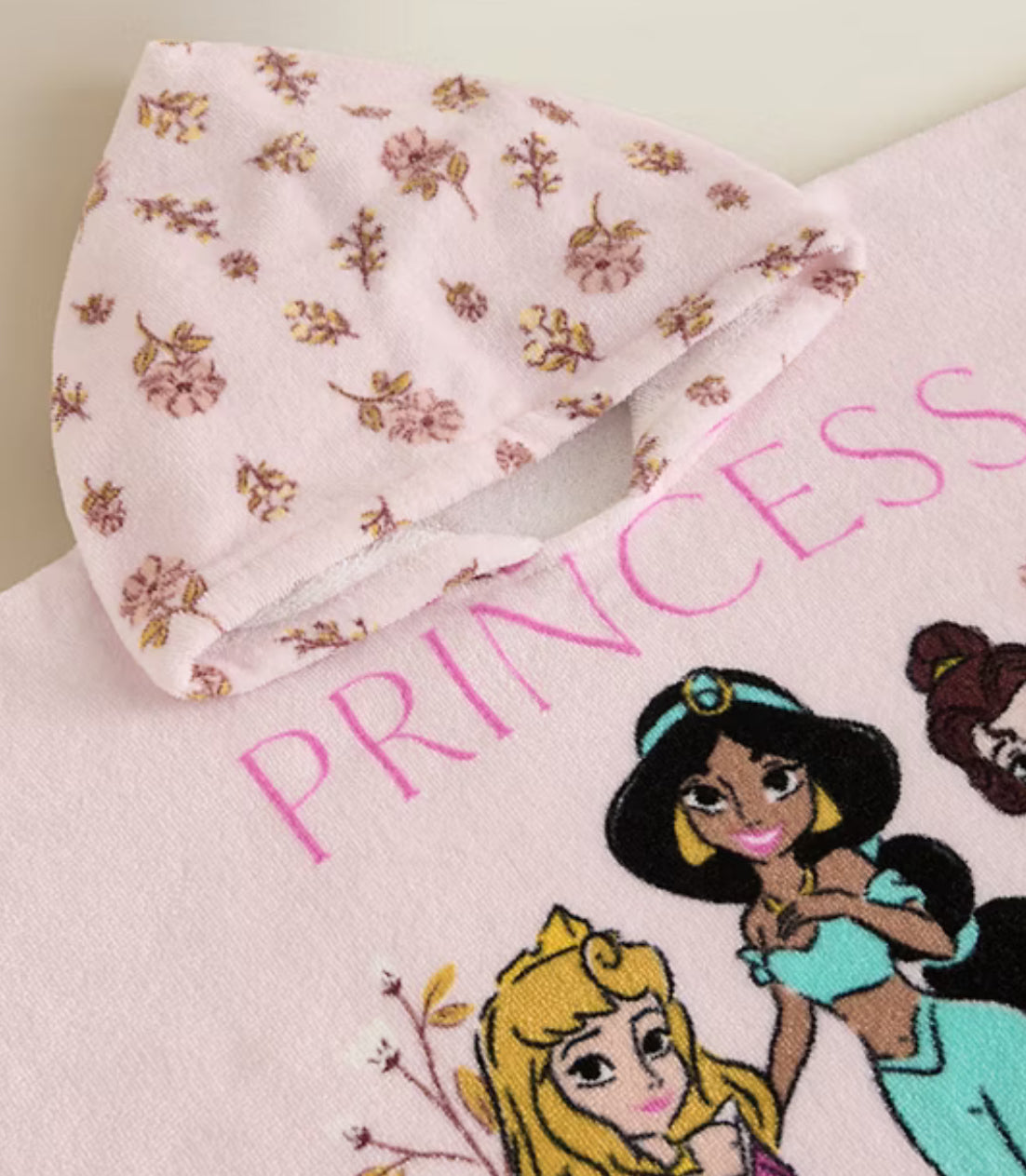 Disney Princess Pink Cotton Poncho: Up To 3y