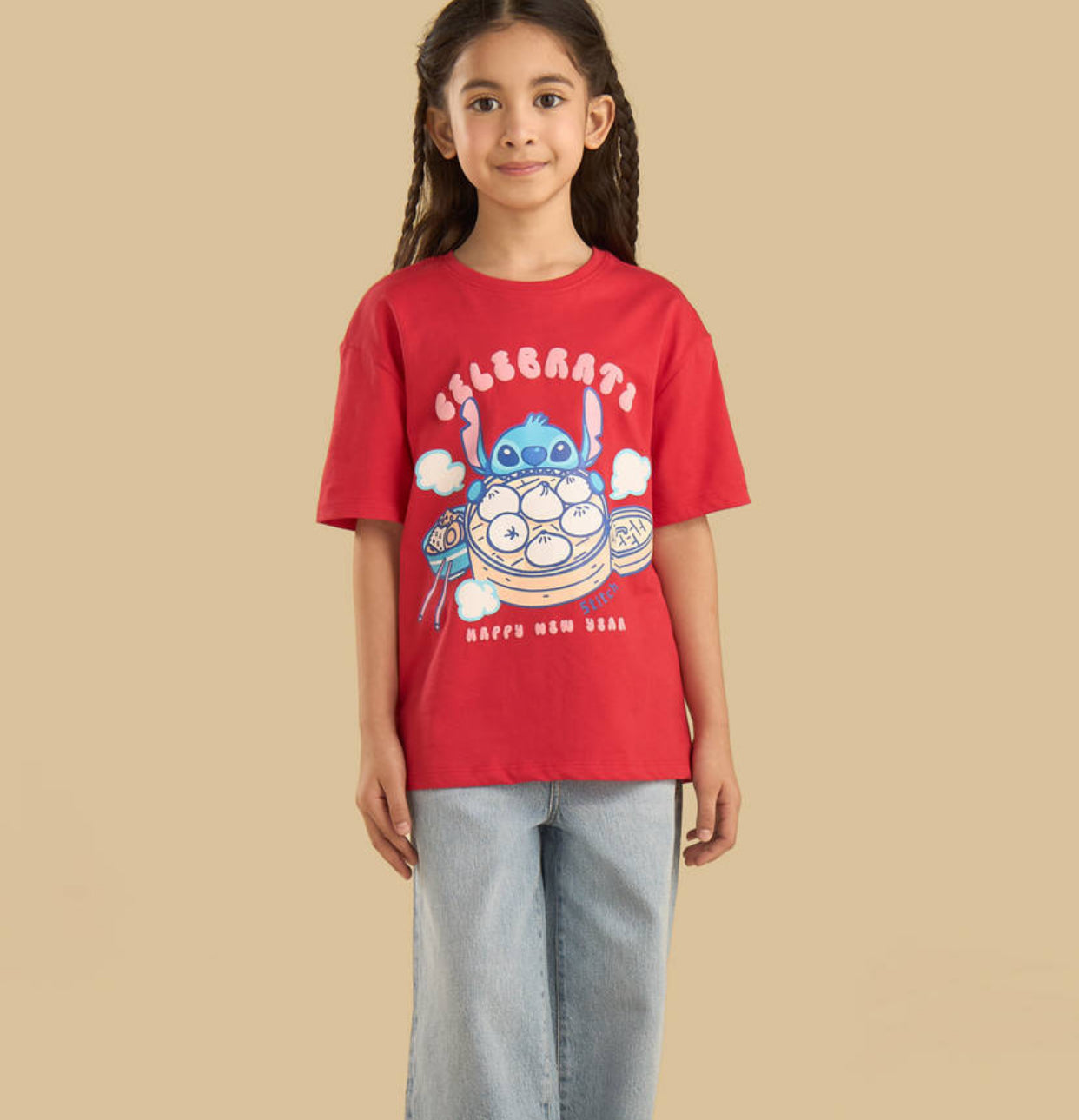 Stitch Print T-shirt (immediate)