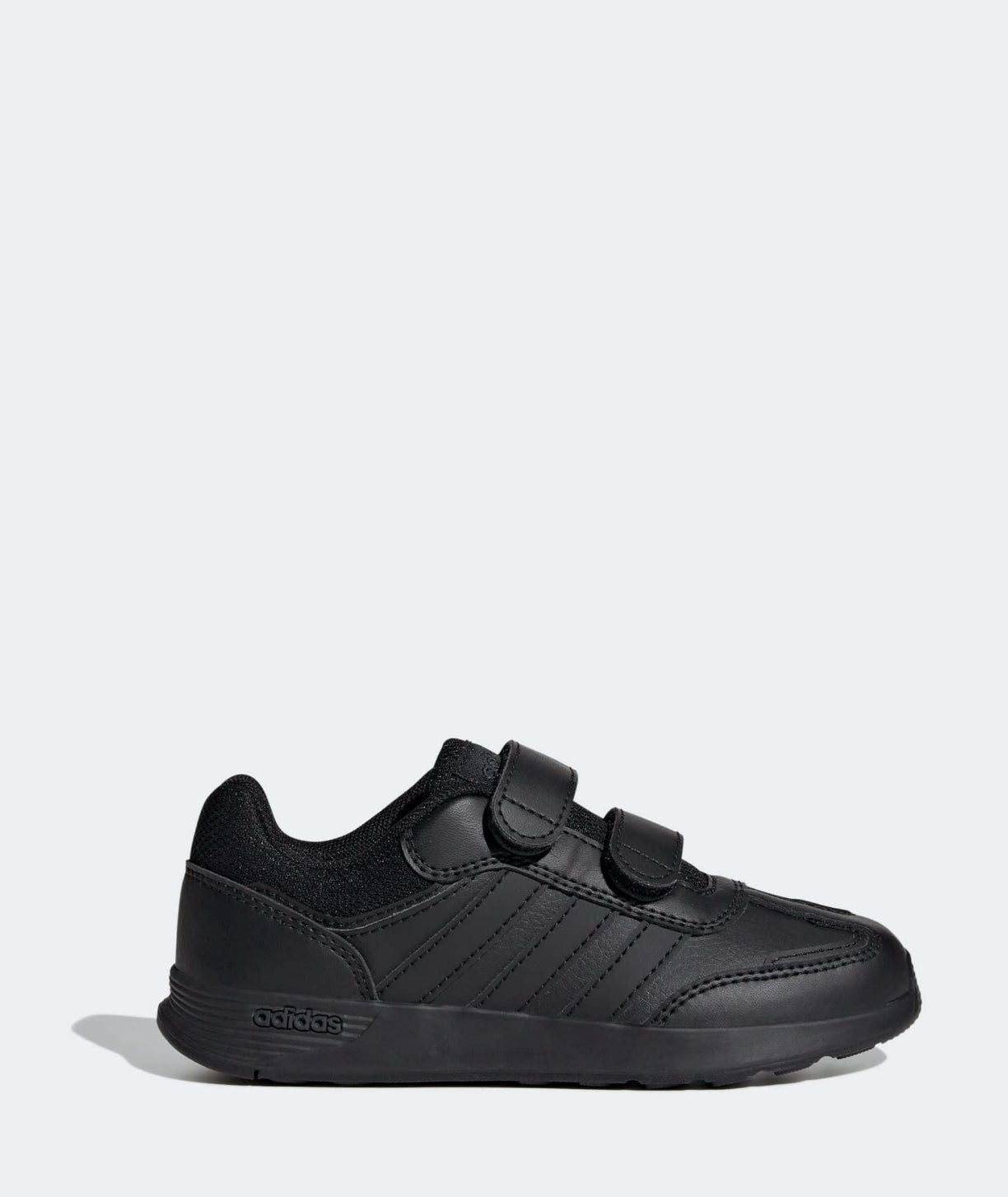 adidas Black Chrome Tensaur Switch Hook and Loop Kids Trainers