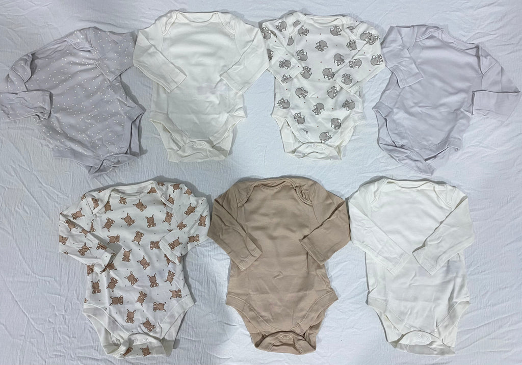 7 Long Sleeve Bodysuit Set (immediate)